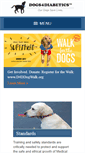 Mobile Screenshot of dogs4diabetics.com